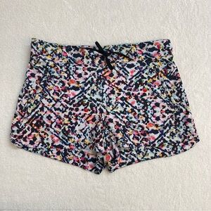 Athleta Watercolor Hudson Shortie Multicolor Pattern Women's XL Athletic Shorts